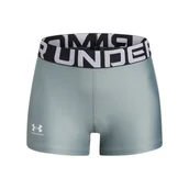 Legginsy - Dziewczęce krótkie legginsy treningowe Under Armour G HeatGear Shorty - zielone - miniaturka - grafika 1