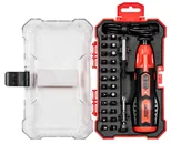 Śrubokręty - Wkrętak akumulatorowy 2,5 Nm z bitami, zestaw 28 szt. (PT011) PRO - miniaturka - grafika 1