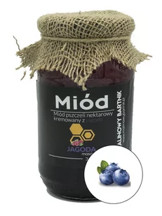 Miód z Jagodami 870 g Malinowy Bartnik - Miód - miniaturka - grafika 1