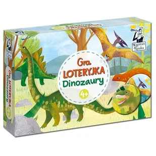 Kapitan Nauka. Dinozaury. Loteryjka - praca zbiorowa - Kolorowanki, wyklejanki - miniaturka - grafika 1
