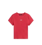 Koszulki i topy damskie - T-shirt Damski VANS Cameron Tee Crimson Haze VN000RD1FO91 XXS - Vans - miniaturka - grafika 1