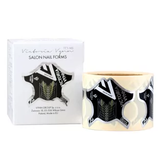 Victoria Vynn CZARNE Formy / Szablony do przedłużania paznokci VICTORIA VYNN - 100 szt 330785 - Akcesoria do paznokci - miniaturka - grafika 1