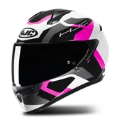 Kaski motocyklowe - Kask Integralny HJC C10 Tins Czarny/RóżowyM - miniaturka - grafika 1