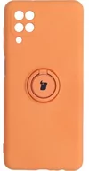 Etui i futerały do telefonów - Bizon Etui Case Silicone Ring Galaxy A12 / M12 pomarańczowe BCSRGALM12OR - miniaturka - grafika 1