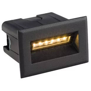 Nowodvorski Schodowa LAMPA wpuszczna BAY LED 8164 zewnętrzna OPRAWA metalowa LED 3W 3000K outdoor IP54 czarna 8164 - Lampy ogrodowe - miniaturka - grafika 2