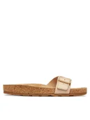 Klapki i japonki damskie - Tommy Hilfiger Klapki Cork Footbed Slip-On FW0FW09344 Beżowy - miniaturka - grafika 1