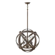 Lampy ogrodowe - Hinkley CARSON HK/CARSON/3P lampa wisząca 3x40W E14 - miniaturka - grafika 1