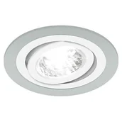 Oprawy, klosze i abażury - Ideus Oczko halogenowe / LED BORYS C Srebrny / Biały 03225 - miniaturka - grafika 1