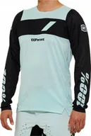 Kurtki rowerowe - 100% Koszulka męska 100% R-CORE X Jersey długi rękaw Pale Blue roz. M NEW 2023 - miniaturka - grafika 1