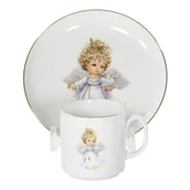 Miseczki i talerzyki dla dzieci - Zestaw dziecięcy dla 1 osoby 3 el. B220 - miniaturka - grafika 1