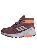 Buty dla chłopców - adidas Terrex Trailmaker Mid Rain.rdy dziecięce buty trekkingowe, unisex, niskie, Cichy karmazynowy srebrny świt bursztynowy odcień, 38 EU - miniaturka - grafika 1