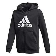 Bluzy dla dziewczynek - adidas B Mh Bos FZ FL Bluza Dzieci - miniaturka - grafika 1
