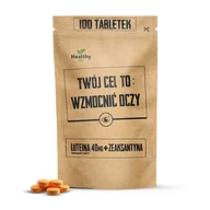 Wzrok i słuch - Simple Day Luteina + Zeaksantyna, 100 tabletek - miniaturka - grafika 1