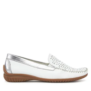 Mokasyny Gabor 66.094.51 Biały - Mokasyny damskie - miniaturka - grafika 1