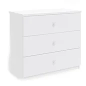 Komody dla dzieci - KocotKids Komoda do pokoju dziecięcego, babydreams, 81 cm, biel, mat - miniaturka - grafika 1