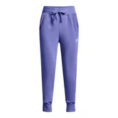 Spodnie i spodenki dla dziewczynek - Spodnie dresowe dziewczęce Under Armour Rival Fleece LU Joggers - miniaturka - grafika 1