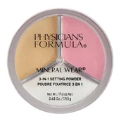 Pudry do twarzy - Physicians Formula Mineral Wear 3-In-1 Setting Powder puder 19,5 g dla kobiet - miniaturka - grafika 1