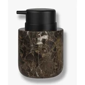 Mydelniczki i dozowniki mydła - Brązowy marmurowy dozownik do mydła 200 ml Marble – Mette Ditmer Denmark - miniaturka - grafika 1
