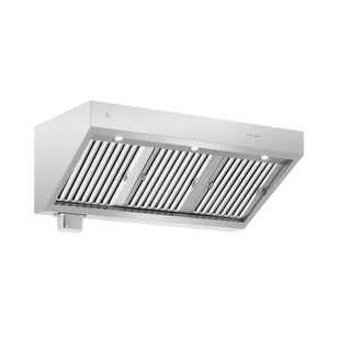 Royal Catering okap gastronomiczny z silnikiem, regulacją, filtrem i oświetleniem 140 cm 1500 m³/h - Okapy kuchenne - Inne urządzenia gastronomiczne - miniaturka - grafika 1