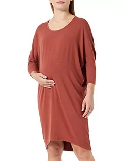 Sukienki ciążowe - Noppies Maternity damska sukienka Olivet 3/4, rękaw Henna-P635, XL - grafika 1