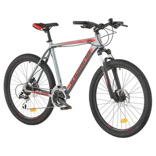 Rower górski MTB INDIANA X-Pulser 3.6 M21 26 cali męski Grafitowo-czerwony - Rowery - miniaturka - grafika 1