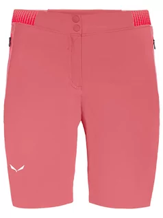 Spodnie sportowe damskie - Salewa Szorty funkcyjne "Pedroc Cargo 3 Durastretch" w kolorze koralowym - grafika 1