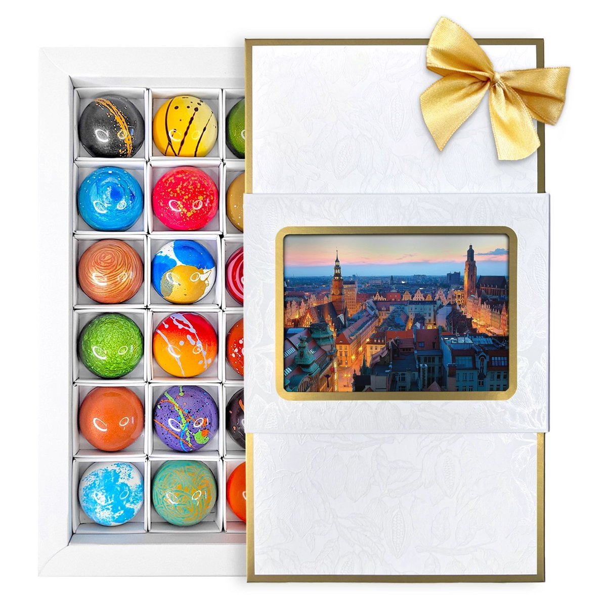Bombonierka - WROCŁAW – Zestaw 18 Pralin