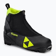 Buty narciarskie - Buty narciarskie biegowe dziecięce Fischer XJ Sprint czarno-żółte S40821,31 - miniaturka - grafika 1