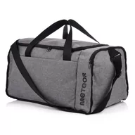 Torby sportowe - TORBA SPORTOWA FITNESS PODRÓŻNA METEOR ODYN 40L SZARO/CZARNA - miniaturka - grafika 1