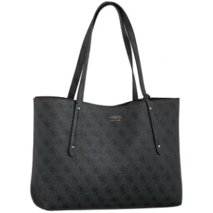 Torebka Shopperka Brenton Tote HWLG96 48230 Coal Logo (GU759-a) Guess - Torebki damskie - miniaturka - grafika 1