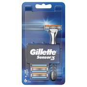 Gillette Maszynka Do Golenia SENSOR3 + 6 Wkładów