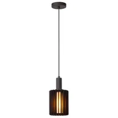 Lampy sufitowe - Loftowa wisząca lampa Lambres 45410/15/30 Lucide do sypialni czarna - miniaturka - grafika 1