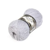 Pasmanteria - Alize, włóczka Superlana Klasik 698, gołębi - miniaturka - grafika 1