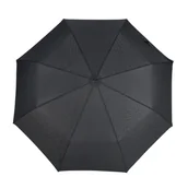 Parasole - Parasol męski Doppler Magic Mini Big automatyczny składany szary w czarne kwadraty - miniaturka - grafika 1