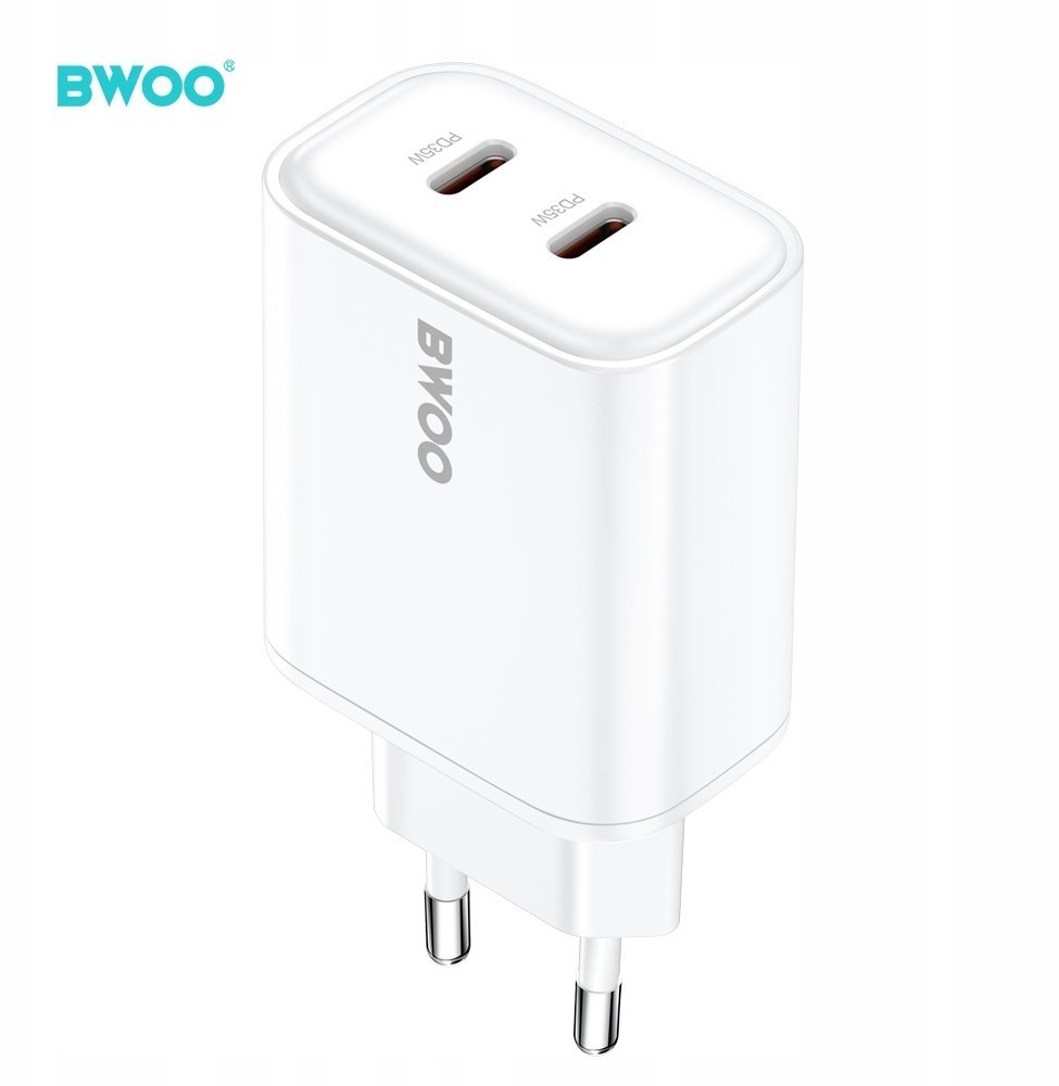 Ładowarka BWOO ładowarka sieciowa PD 35W CDA206 USB-C biały