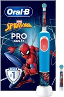 Szczoteczki do zębów dla dzieci - Szczoteczka elektryczna Oral-b Braun Vitality Pro Kids 3+ Spider-Man + Brush Head - miniaturka - grafika 1