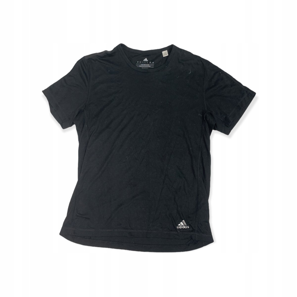 Koszulka t-shirt damski czarny logo ADIDAS L