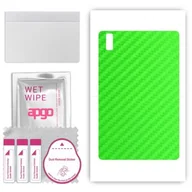 Akcesoria do tabletów i e-booków - folia naklejka skórka strukturalna na TYŁ do Blackview Tab 11 - Carbon Zielony - apgo SKINS - miniaturka - grafika 1