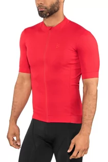 Koszulki rowerowe - Craft Essence Koszulka rowerowa z zamkiem błyskawicznym Mężczyźni, czerwony XXL 2022 Koszulki kolarskie - grafika 1