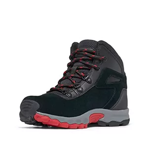 Buty dla chłopców - Columbia Młodzież unisex Newton Ridge Amped, czarny, czerwony (Mountain Red), 7, Czarna Góra Czerwony - grafika 1