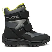 Buty dla chłopców - Śniegowce Geox J Himalaya B Abx J46FRE 0FU50 C1267 S Szary - miniaturka - grafika 1