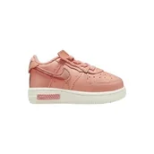 Buty dla dziewczynek - Buty dziecięce gumki Nike Force 1 Fontanka DO6146-801 - miniaturka - grafika 1