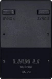 Lian Li Kontroler wentylatorów SL UNI HUB SLV2 Series Fan Contoller Black - Akcesoria do komputerów stacjonarnych - miniaturka - grafika 1