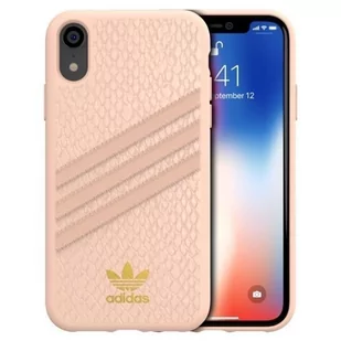 Adidas Moulded Case PU Snake iPhone Xr różowy 32832 - Etui i futerały do telefonów - miniaturka - grafika 1