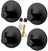 Wieszaki łazienkowe - Haczyki Do Łazienki Łazienkowe Samoprzylepne X 4 - miniaturka - grafika 1