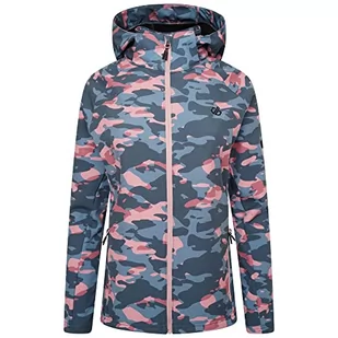 Dare2b damska kurtka softshell Far Out, Mesa Rose / puder różowy nadruk kamuflażowy, 6 - Kurtki damskie - miniaturka - grafika 1