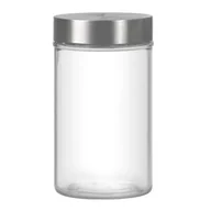 Pojemniki kuchenne - Słoik DOMOTTI Milos 1 L Srebrny - miniaturka - grafika 1