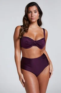 Hunkemöller Majtki Bikini Rio Luxe Fioletowy - Stroje kąpielowe - miniaturka - grafika 1