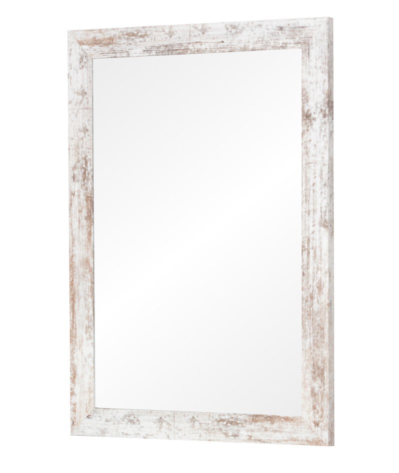 Lustro Profilmat 90X80 w ramie SHABBY BIAŁY PREMIUM