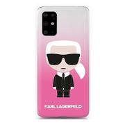 Etui i futerały do telefonów - Karl Lagerfeld Ikonik Etui do Samsung Galaxy S20 (pink) KLHCS62TRDFKPI - miniaturka - grafika 1